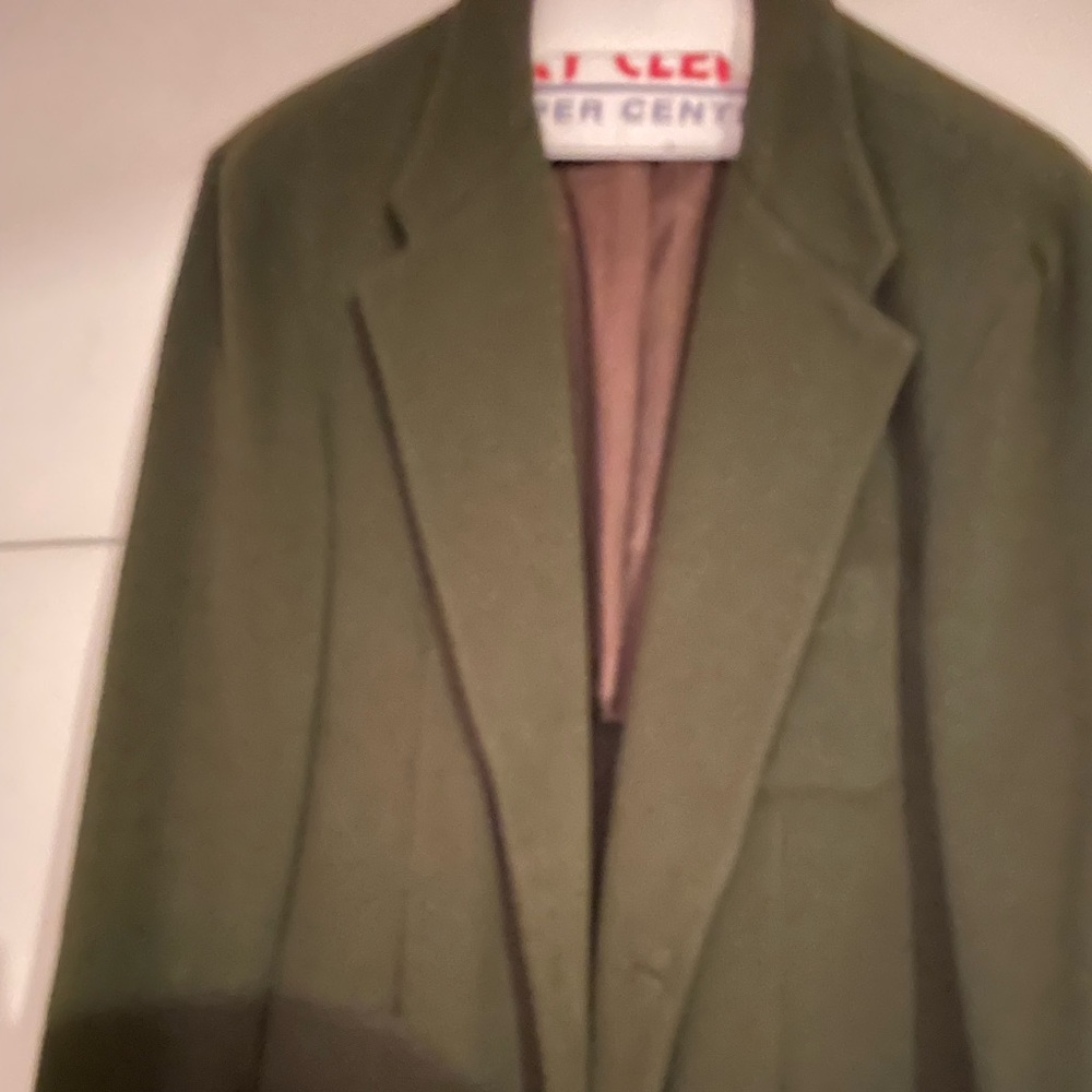 Olive green sports jacket